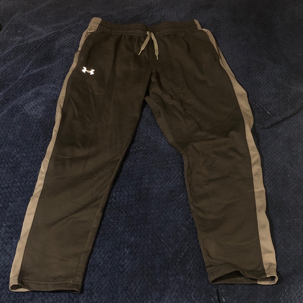 Under Armour Black and Gray Athletic Pants
